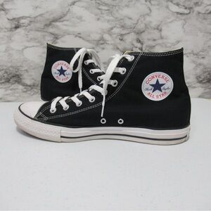 Converse Chuck Taylor All Star Canvas Black High-Top Sneakers Men’s Size 10.5